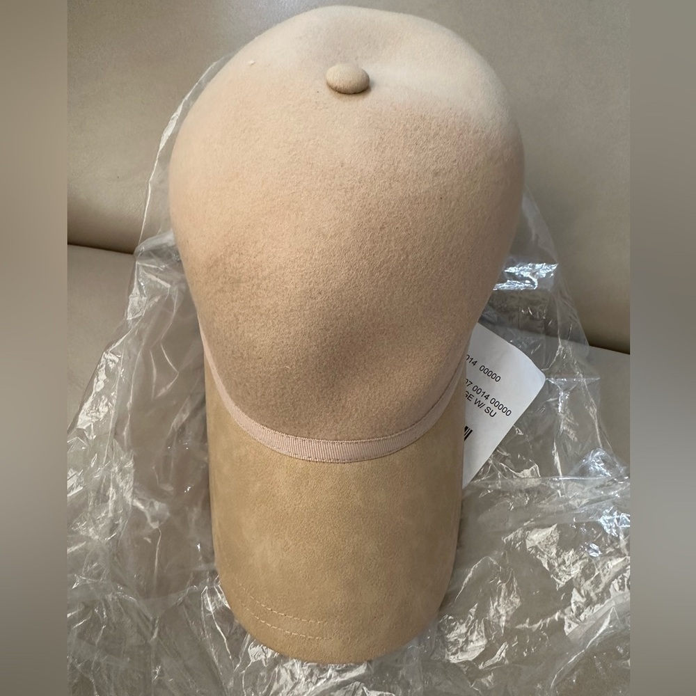 NWT WYETH Wool Felt long bill Baseball Cap Hat Anthropologie - Picture 4 of 6